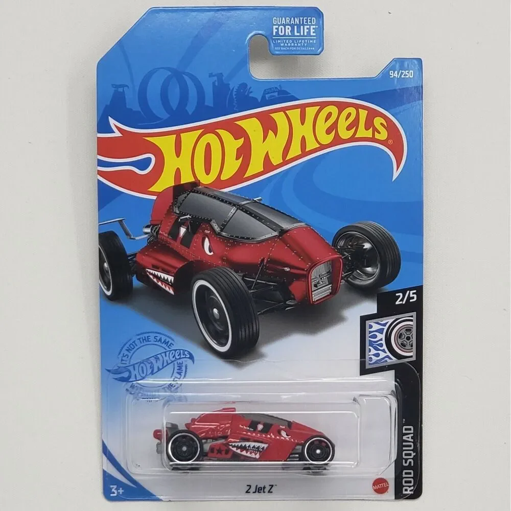 Hot Wheels 2 Jet Z, Rod Squad 2/5 Red 94/250